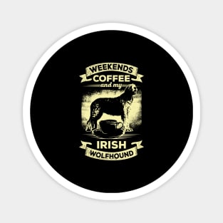 Irish Wolfhound Coffee Dog Lover Gift Magnet